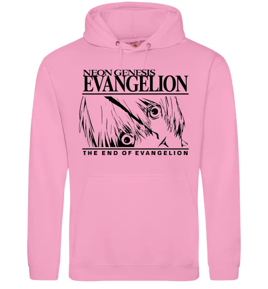 Женская толстовка (худи) Neon genesis Evangelion Розовый фото