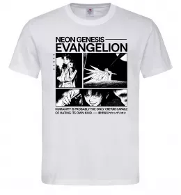 Мужская футболка Evangelion HELMETS аніме Темно-зеленый фото