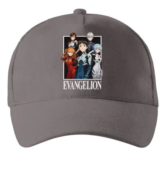 Кепка Evangelion poster Сірий фото