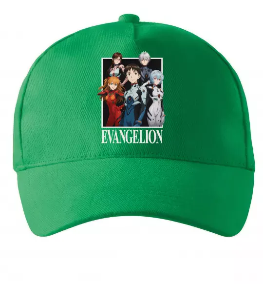 Кепка Evangelion poster Зеленый фото