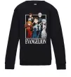 Дитячий світшот Evangelion poster Чорний фото