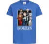 Детская футболка Evangelion poster Ярко-синий фото