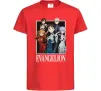 Детская футболка Evangelion poster Красный фото
