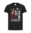 Детская футболка Evangelion poster Черный фото