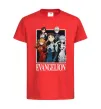 Детская футболка Evangelion poster Красный фото