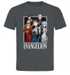 Чоловіча футболка Evangelion poster Графіт фото