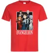 Чоловіча футболка Evangelion poster Червоний фото