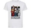 Детская футболка Evangelion poster Белый фото