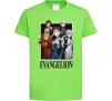 Детская футболка Evangelion poster Лаймовый фото