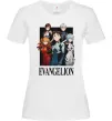 Жіноча футболка Evangelion poster Білий фото