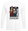 Лонгслив Evangelion poster Белый фото