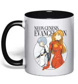 Чашка з кольоровою ручкою