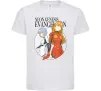Дитяча футболка Evangelion neon genesis Білий фото