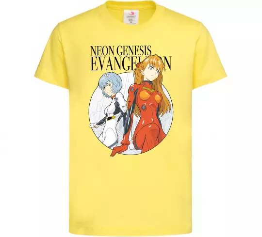 Дитяча футболка Evangelion neon genesis Лимонний фото