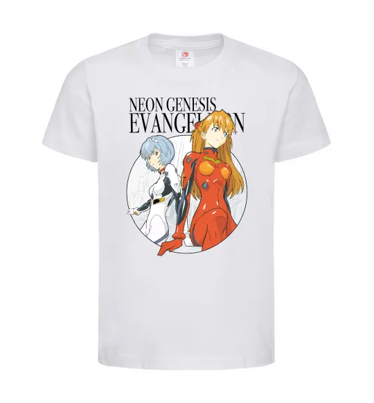 Дитяча футболка Evangelion neon genesis Білий фото