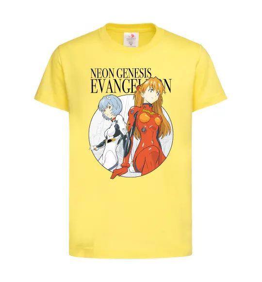 Дитяча футболка Evangelion neon genesis Лимонний фото