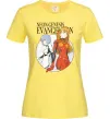 Жіноча футболка Evangelion neon genesis Лимонний фото