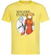 Мужская футболка Evangelion neon genesis Лимонный фото