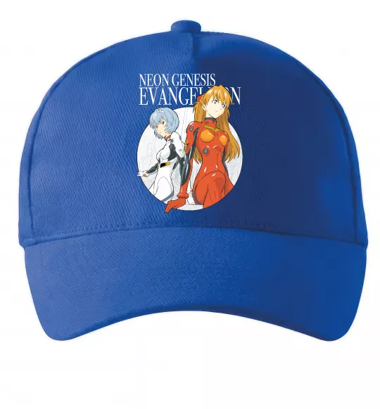 Кепка Evangelion neon genesis Яскраво-синій фото