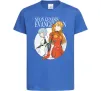 Дитяча футболка Evangelion neon genesis Яскраво-синій фото