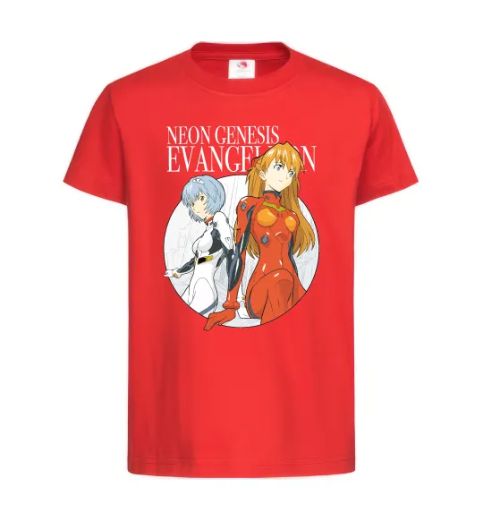 Дитяча футболка Evangelion neon genesis Червоний фото