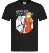 Мужская футболка Evangelion neon genesis Черный фото