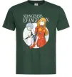 Мужская футболка Evangelion neon genesis Темно-зеленый фото