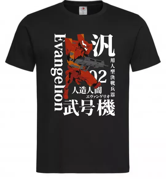 Мужская футболка Eva-02 Черный фото