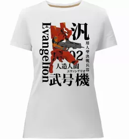 Жіноча преміум футболка Evangelion neon genesis Чорний фото