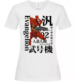 Жіноча футболка Eva-02 Білий фото