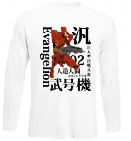 Лонгслів Evangelion neon genesis Чорний фото