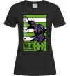 Жіноча футболка Eva 01 test type Чорний фото