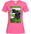 Жіноча футболка Eva 01 test type Яскраво-рожевий фото