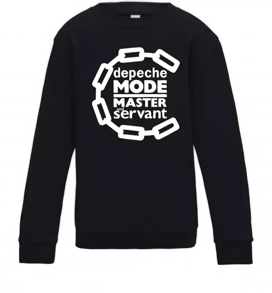 Детский Свитшот Depeche Mode Master and servant Черный фото