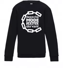 Детский Свитшот Depeche Mode Master and servant Черный фото