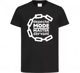 Детская футболка Depeche Mode Master and servant Черный фото