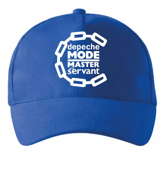 Кепка Depeche Mode Master and servant Яскраво-синій фото