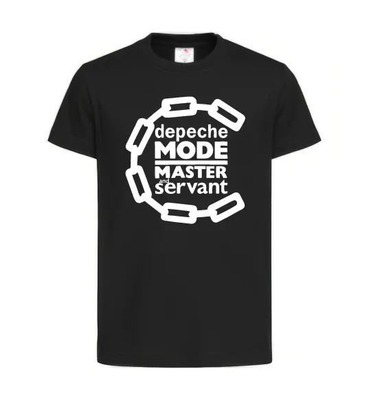 Детская футболка Depeche Mode Master and servant Черный фото