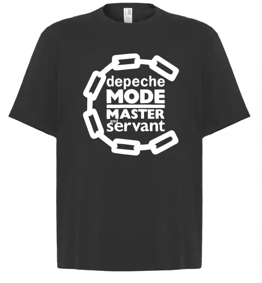 Футболка Оверсайз Depeche Mode Master and servant Черный фото