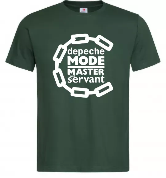Мужская футболка Depeche Mode Master and servant Темно-зеленый фото