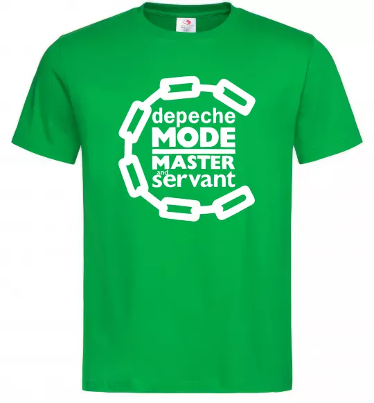 Мужская футболка Depeche Mode Master and servant Зеленый фото