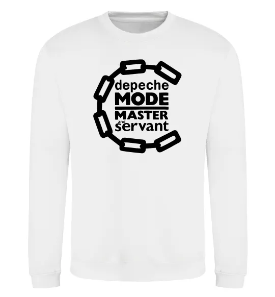 Свитшот Depeche Mode Master and servant Белый фото