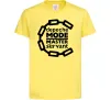 Детская футболка Depeche Mode Master and servant Лимонный фото