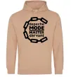 Мужская толстовка (худи) Depeche Mode Master and servant Песочный фото