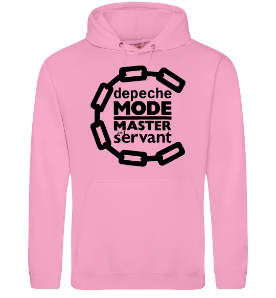 Женская толстовка (худи) Depeche Mode Master and servant Розовый фото