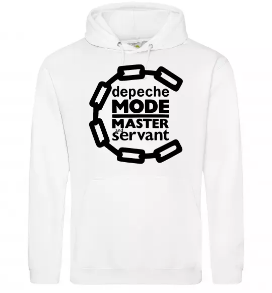 Женская толстовка (худи) Depeche Mode Master and servant Белый фото