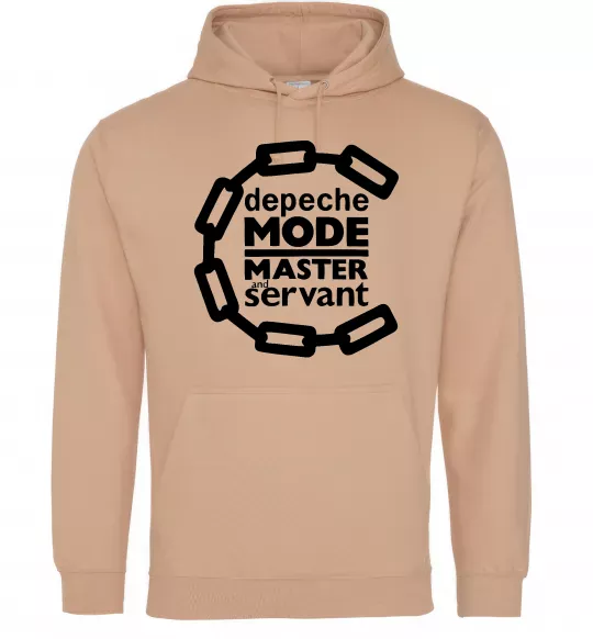 Женская толстовка (худи) Depeche Mode Master and servant Песочный фото