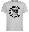 Мужская футболка Depeche Mode Master and servant Серый фото