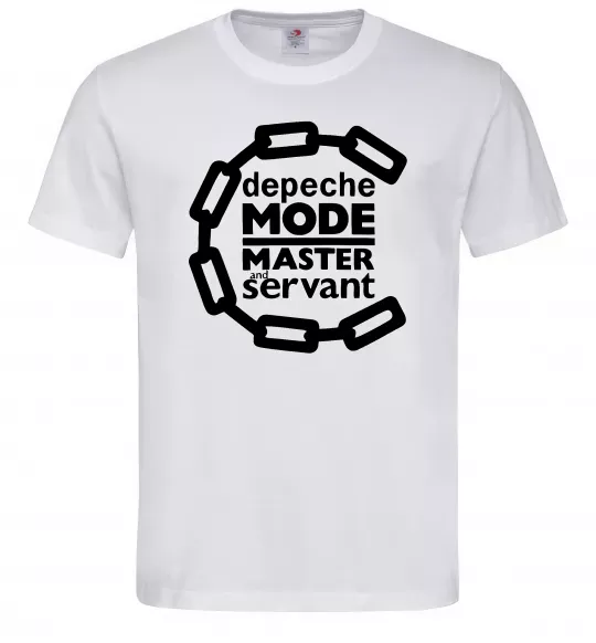 Мужская футболка Depeche Mode Master and servant Белый фото