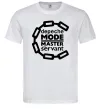 Мужская футболка Depeche Mode Master and servant Белый фото